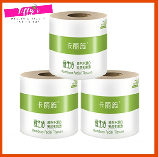 Carich Bamboo Fibre Tissue Toilet Roll 150g (1 Roll) 卡丽施原色竹纤维有芯面巾纸1卷