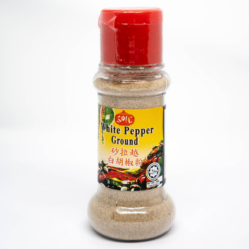 [Halal] SPIC Sarawak White Pepper Ground 35gm 100%  Serbuk Lada Putih 35gm 100% tulen