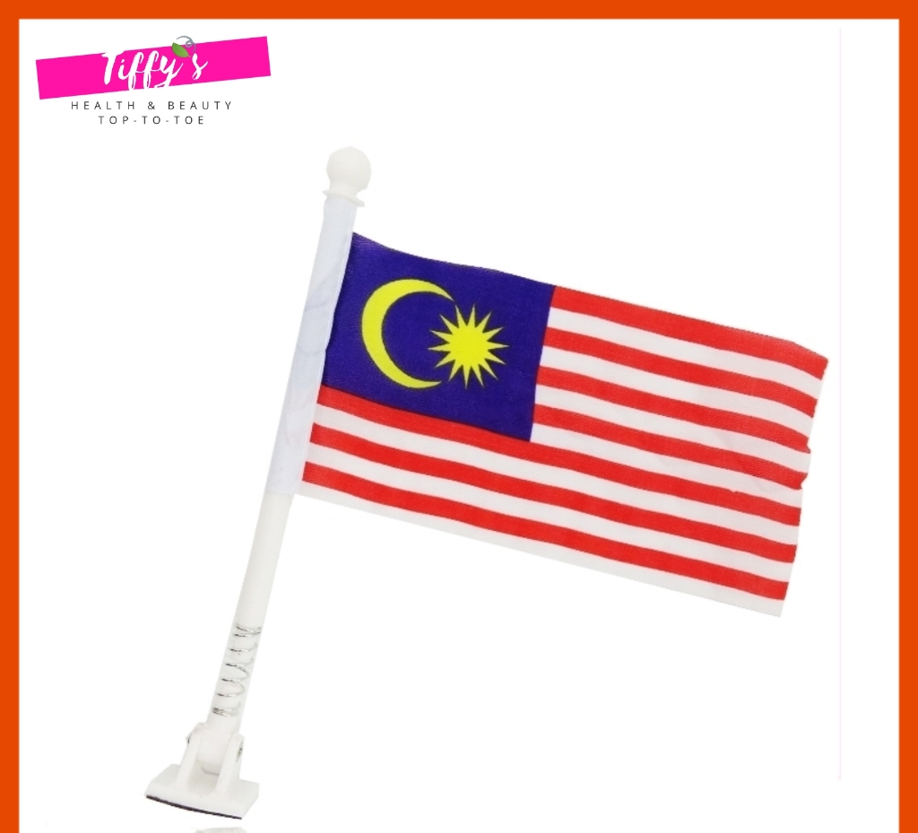 Bendera Malaysia Merdeka Flag Motor/Car with Spring