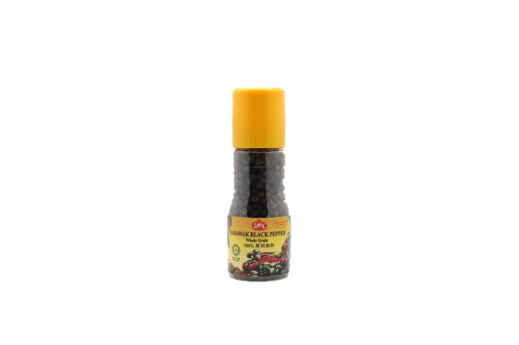 [Halal] SPIC Sarawak Black Pepper Whole 55gm 100% Pure  Biji Lada Hitam 55gm 100% Tulen