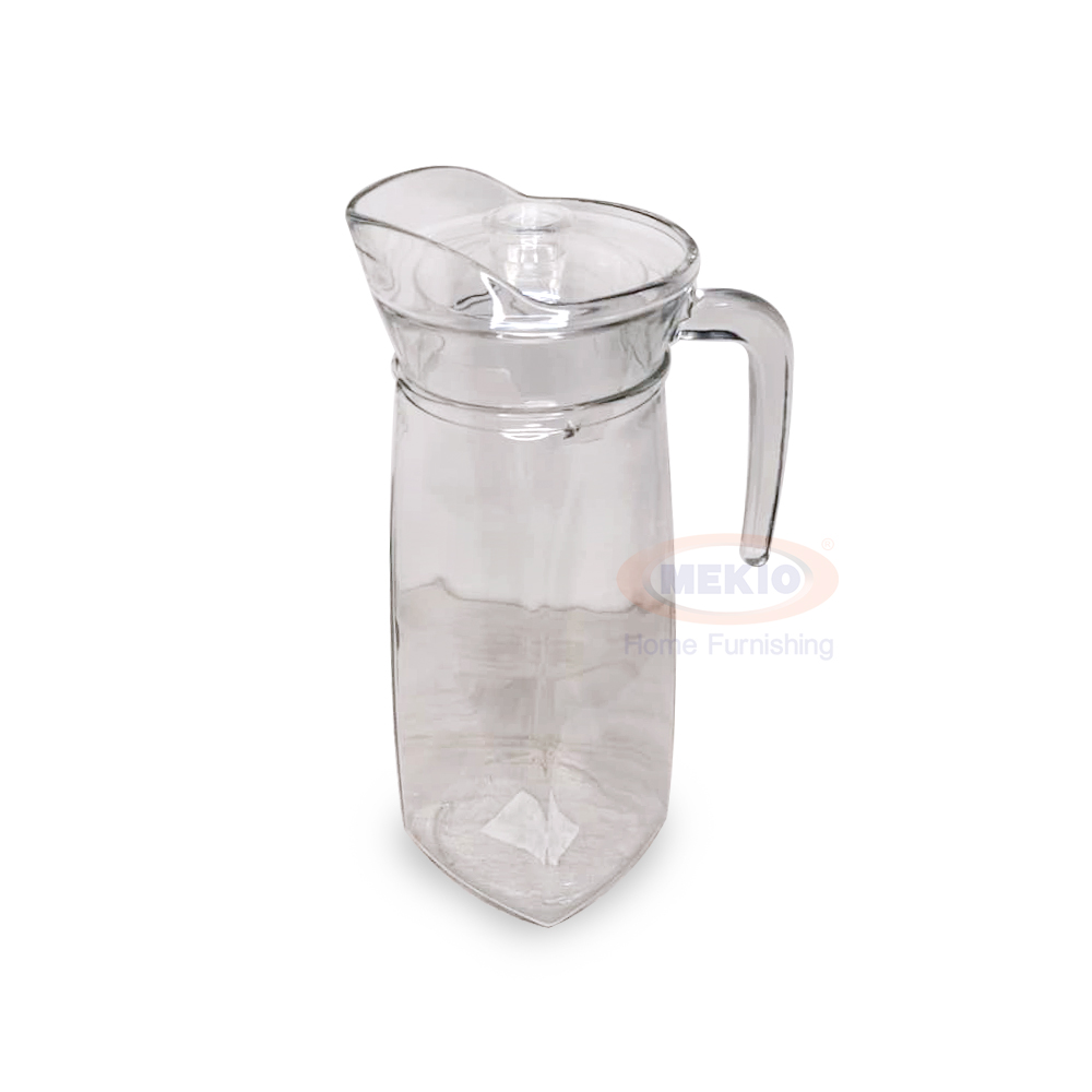 WATER JUG 1300ml (Clear Glass) with Cover