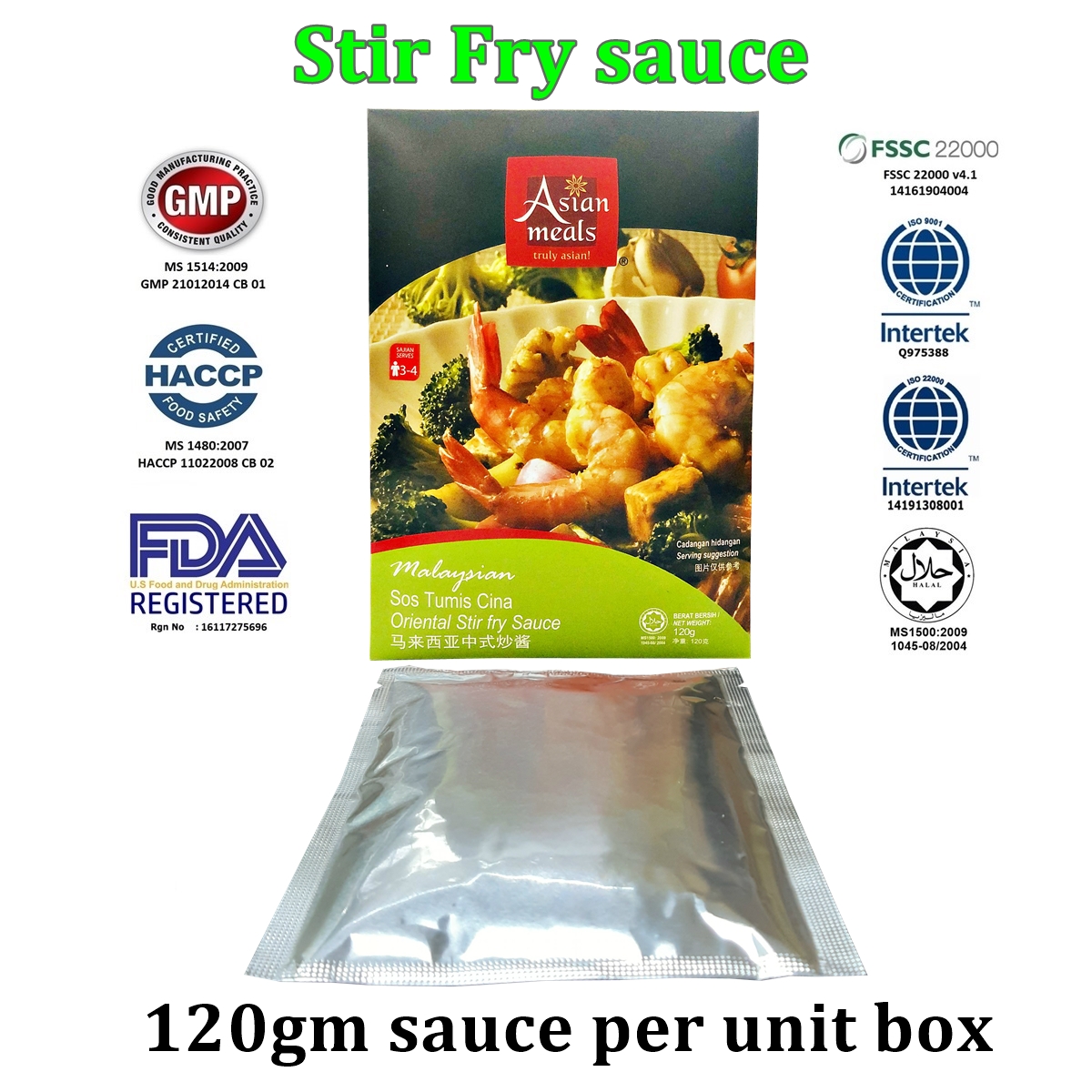 AsianMeals® Stir Fry sauce 120gm