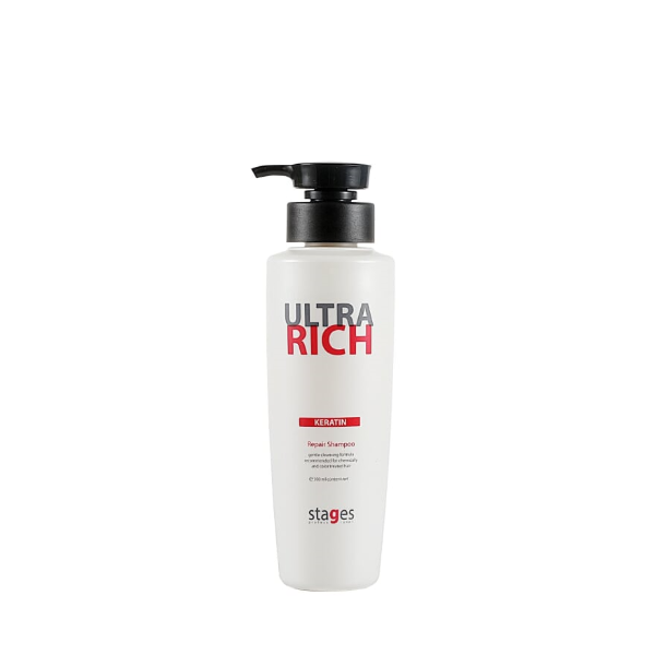 Stages Ultra Rich Keratin Repair Shampoo (300ml / 1000ml)