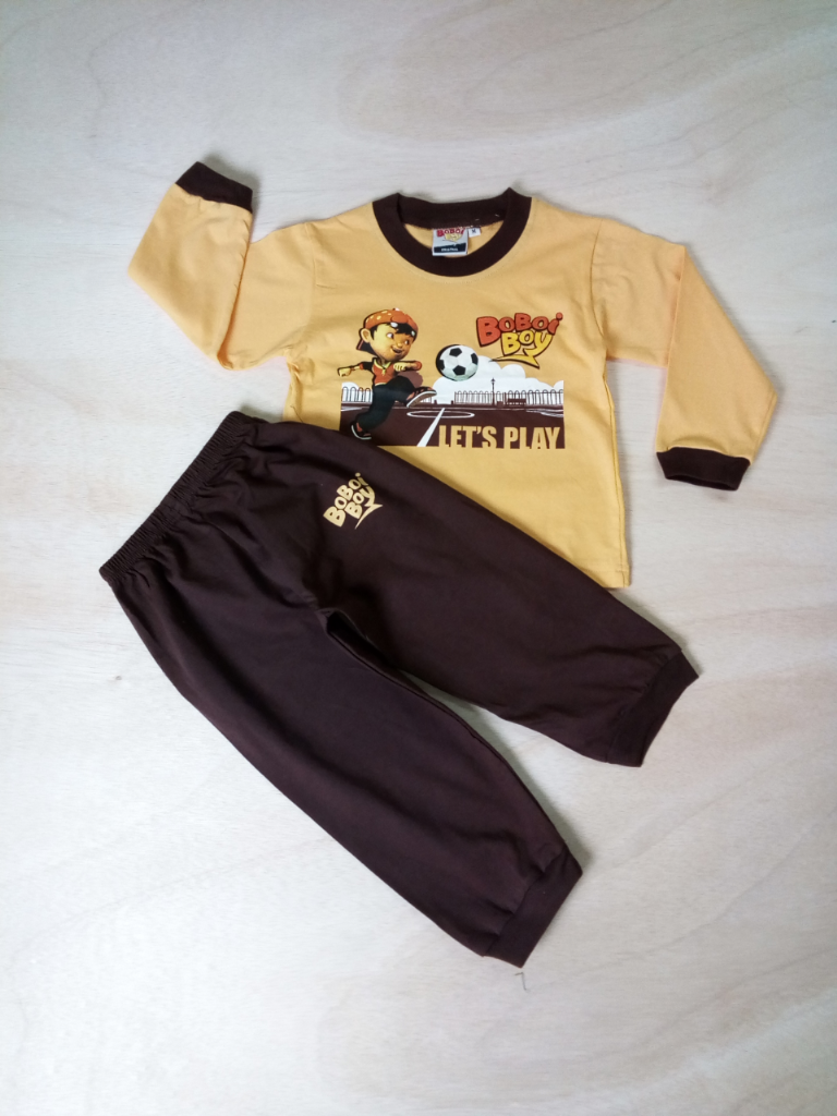 Original BoBoiBoy Football Character Boy Pyjamas 100%Cotton (BPJ 118)