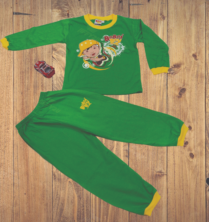 Original BoBoiBoy Wind Character Boy Pyjamas 100%Cotton (BPJ 107)