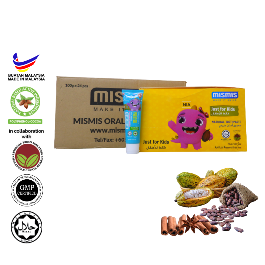 Wholesale - Mismis Kids Natural Toothpaste (BUBBLE GUMMY) 50g