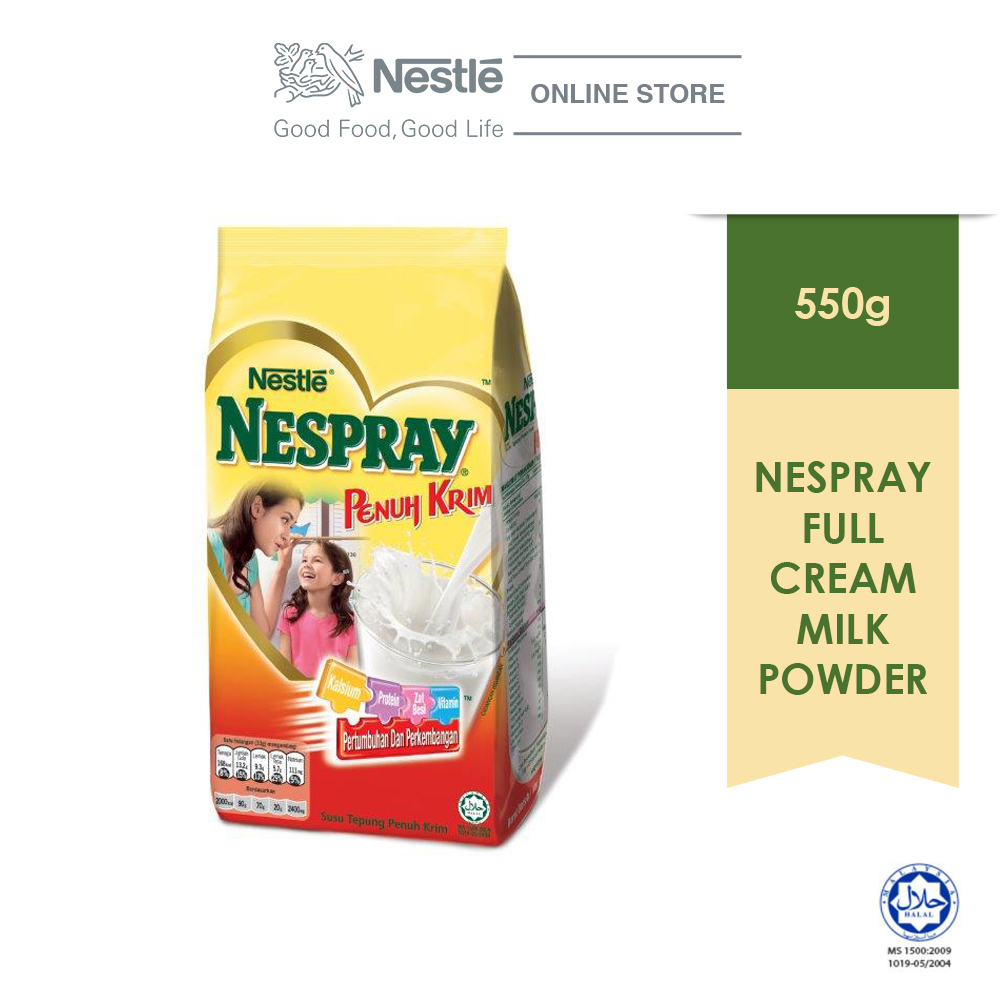 NESPRAY Full Cream Milk Powder Softpack (550g) 