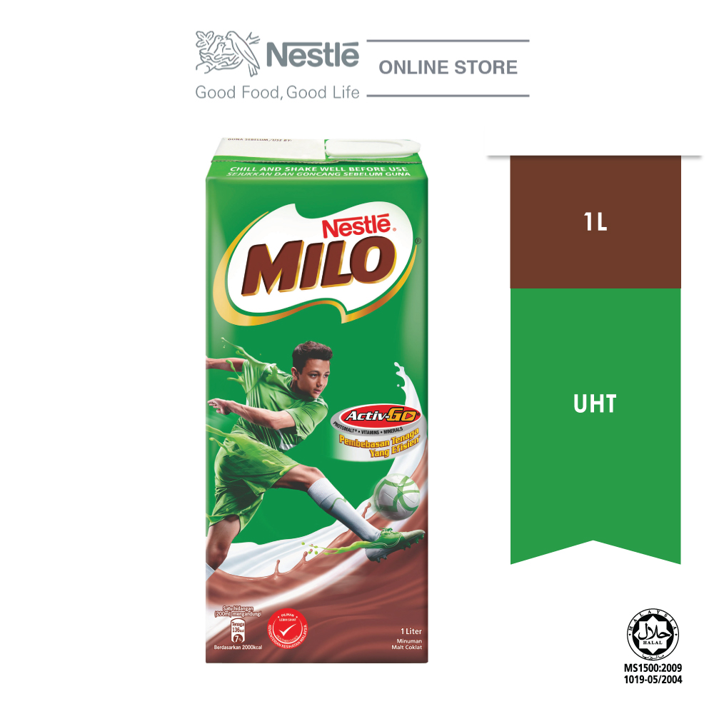 MILO ACTIV-GO Chocolate Malt RTD, 1 L