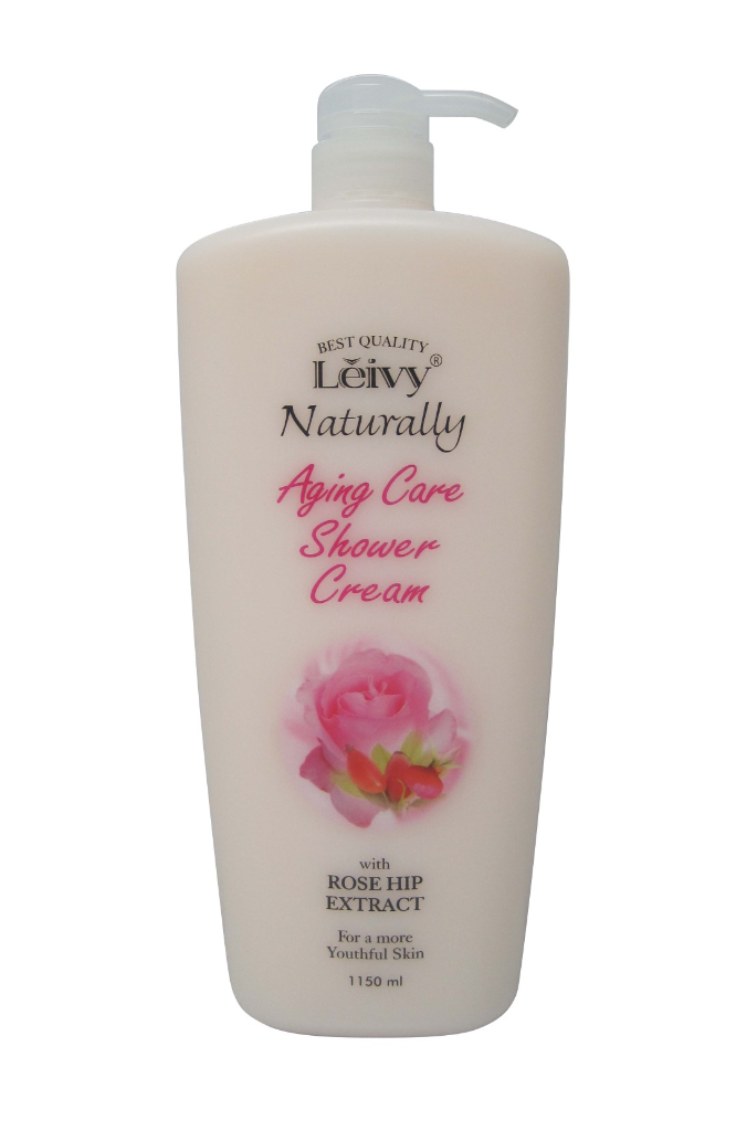 Leivy Naturally Shower Cream - Rosehip Extract (Pump) (1150ml)