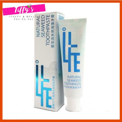 ILIFE NATURAL SEAWEED TOOTHPASTE 120g 爱生活天然海藻牙膏
