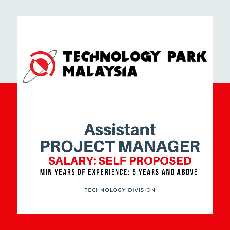 Job Vacancy #20210821- Technology Park Malaysia