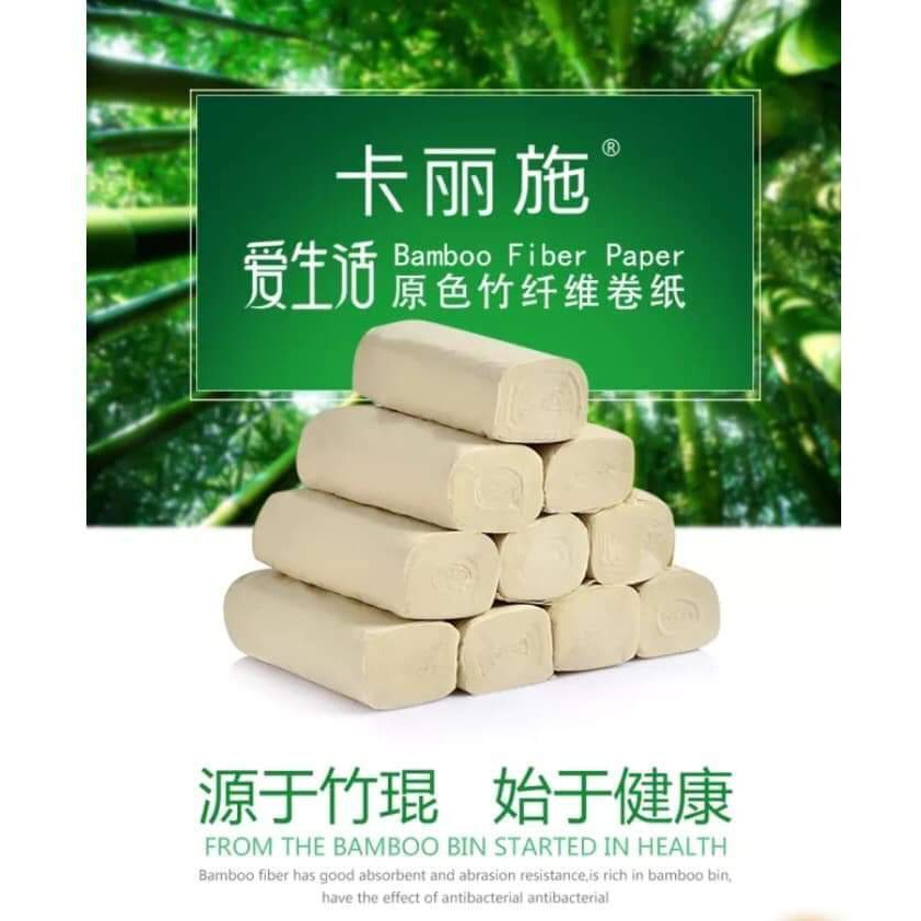 Carich Bamboo Fibre Paper Roll iLife 140g x 10pcs 卡丽施原色竹纤维卷纸爱生活