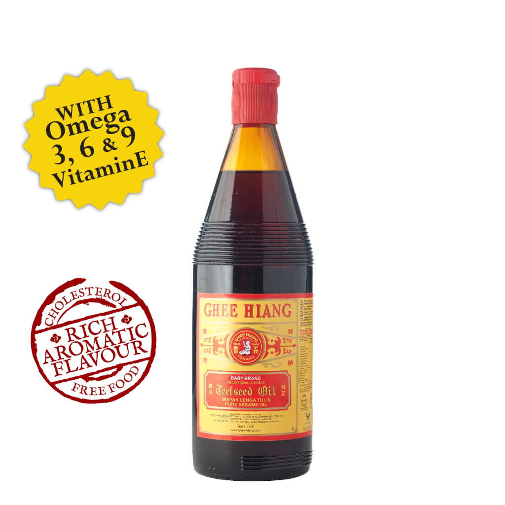 Ghee Hiang Pure Sesame Oil (Red Label) 700ml