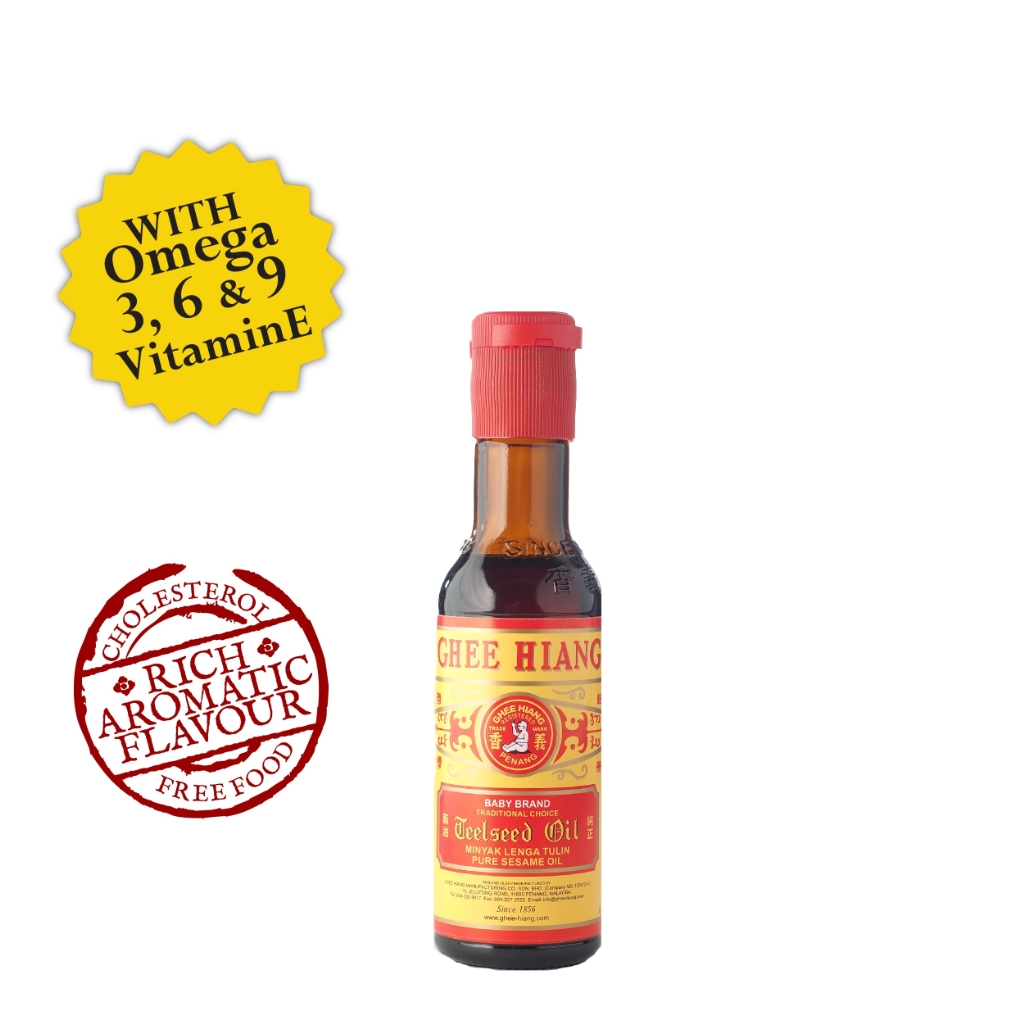 Ghee Hiang Pure Sesame Oil (Red Label) 155ml