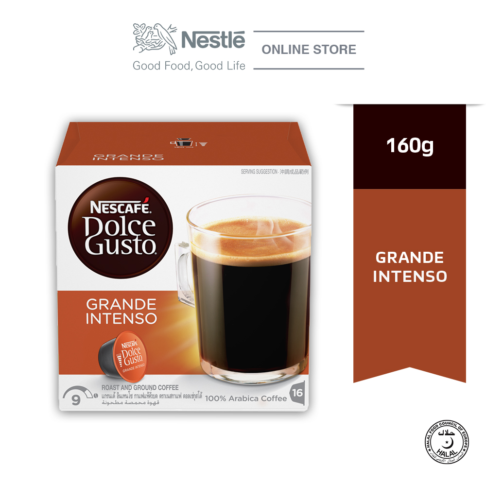 NESCAFE Dolce Gusto Grande Intenso Coffee 16 Capsules Per Box