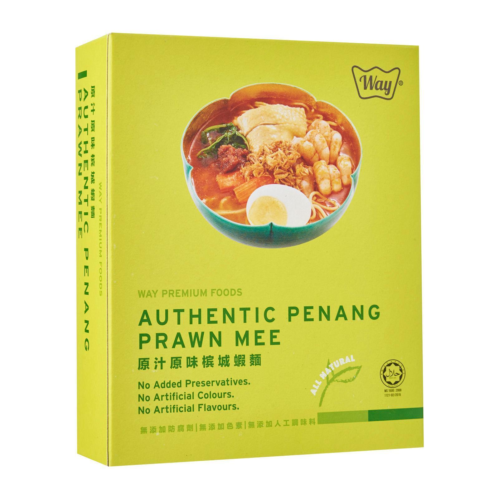 Way Premium Foods Authentic Penang Prawn Mee Instant Noodle 120g