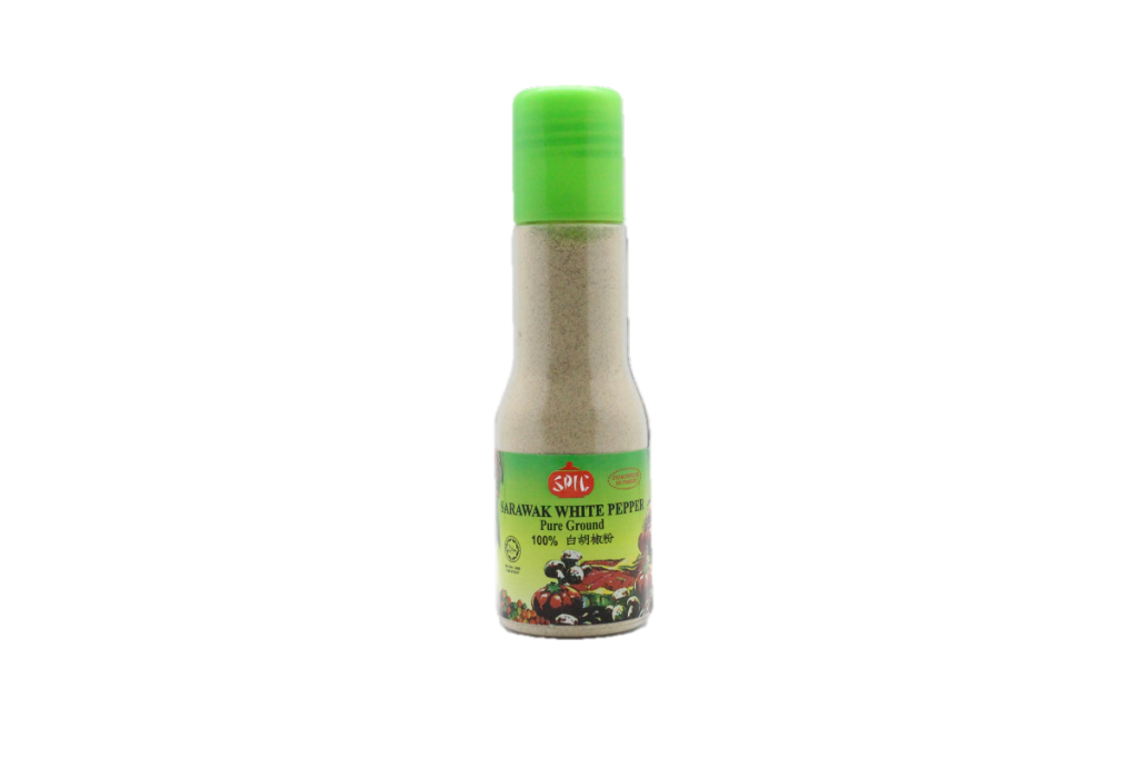 Halal] SPIC Sarawak White Pepper Powder 80gm 100% pure  Serbuk Lada Putih 80gm 100% Tulen