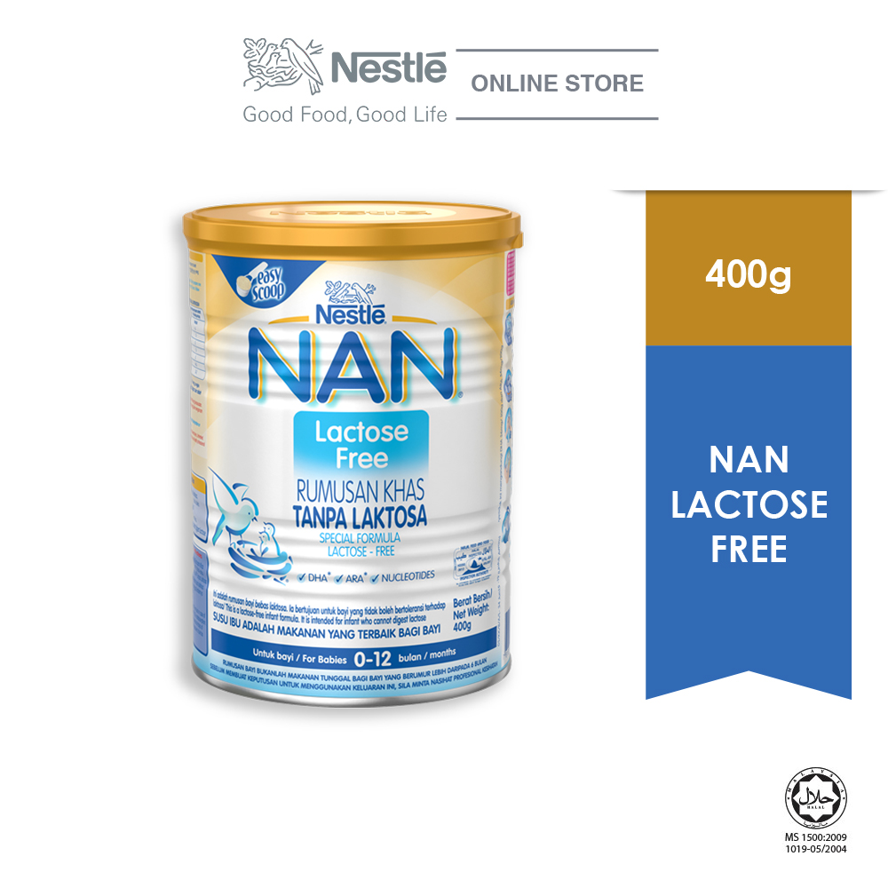 NAN Lactose Free, Special Formula Tin 400g ExpDate: DEC20