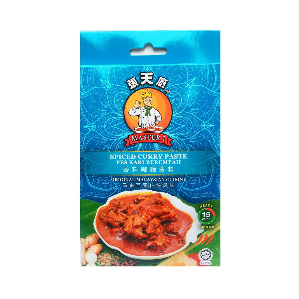 Master 1 Spiced Curry Paste Pes Kari 150g