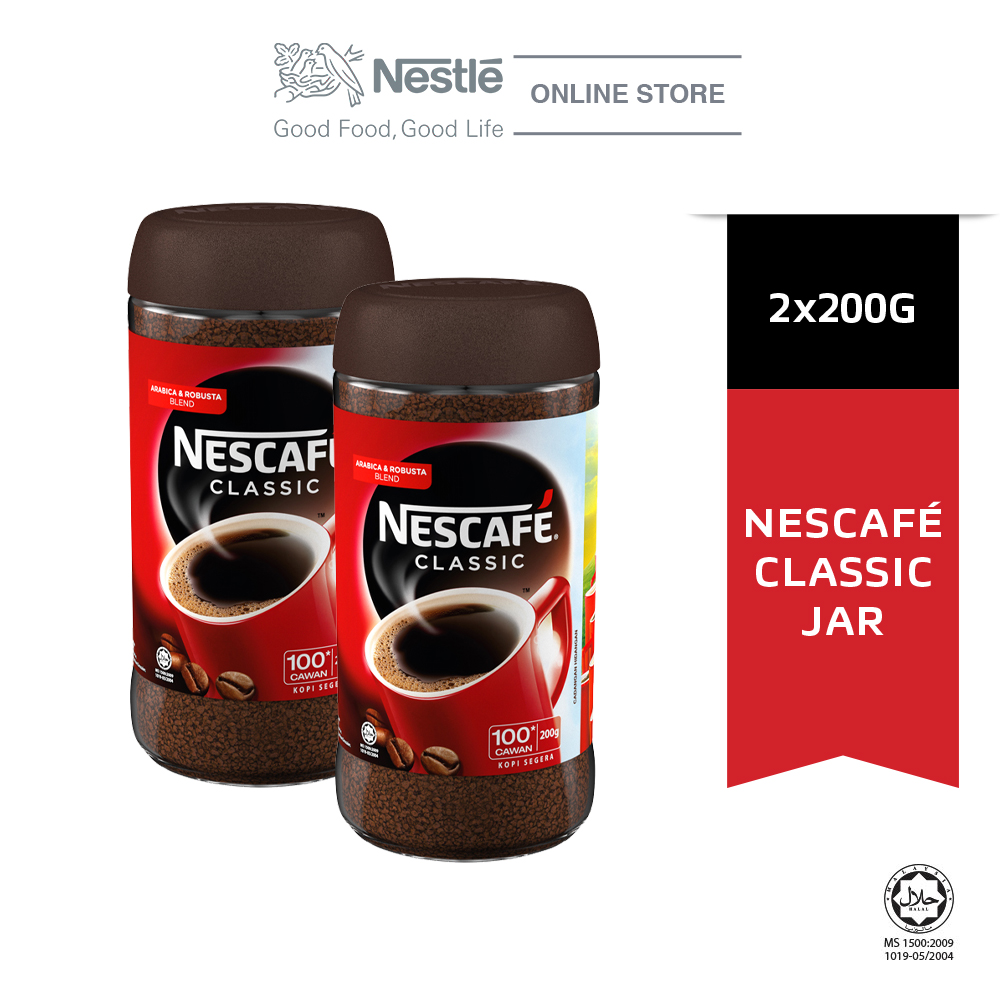 NESCAFE CLASSIC Jar 200g x2 jars
