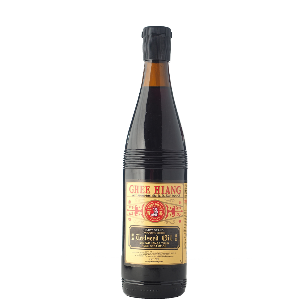 Ghee Hiang Pure Sesame Oil (Black Label) 580ml