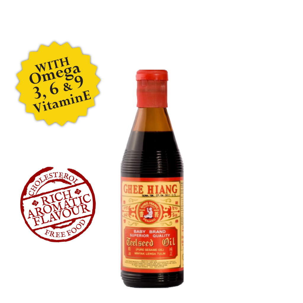 Ghee Hiang Pure Sesame Oil (Red Label) 330ml