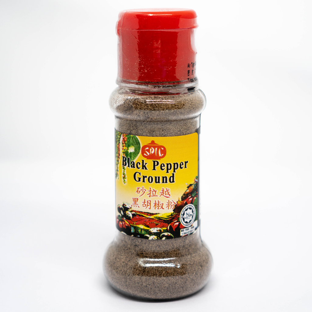 [Halal] SPIC Sarawak Black Pepper Ground 36gm 100% Pure  Serbuk Lada Hitam 36gm 100% tulen