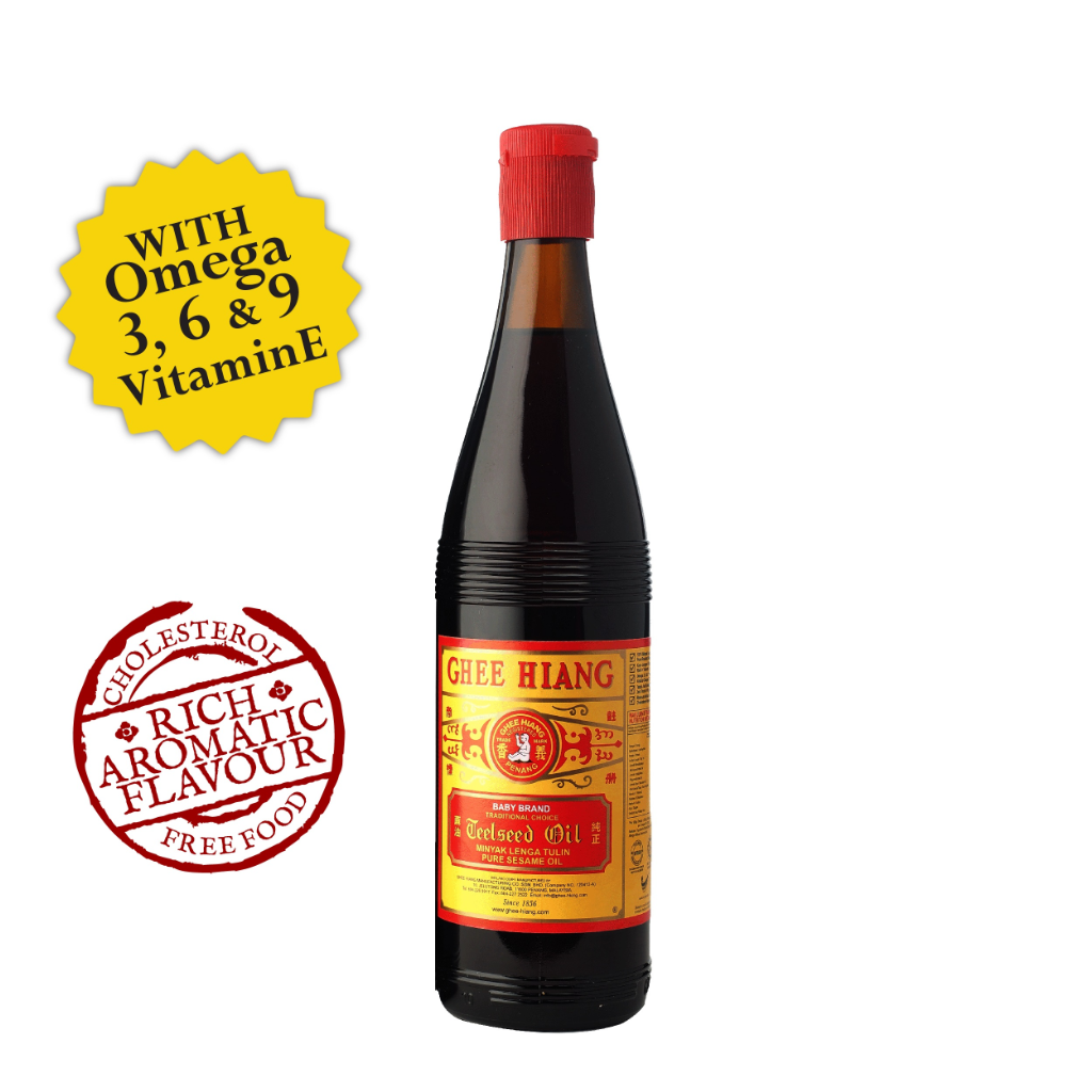 Ghee Hiang Pure Sesame Oil (Red Label) 580ml