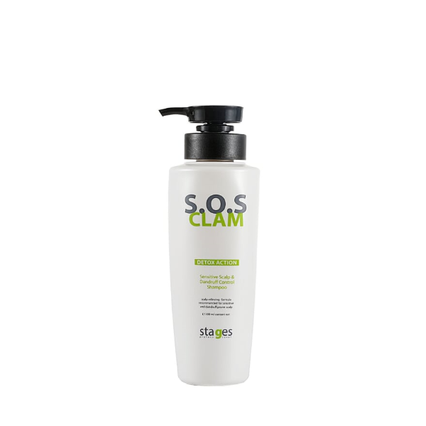 Stages S.O.S Clam Sensitive Scalp Dandruff Control Shampoo (300ml / 1000ml)