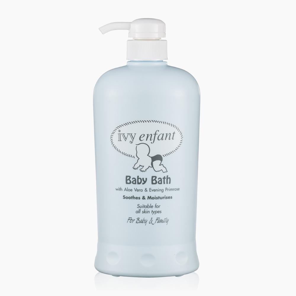 Ivy Enfant Baby Bath – Soothe & Moisturise with Aloe Vera (800ml)