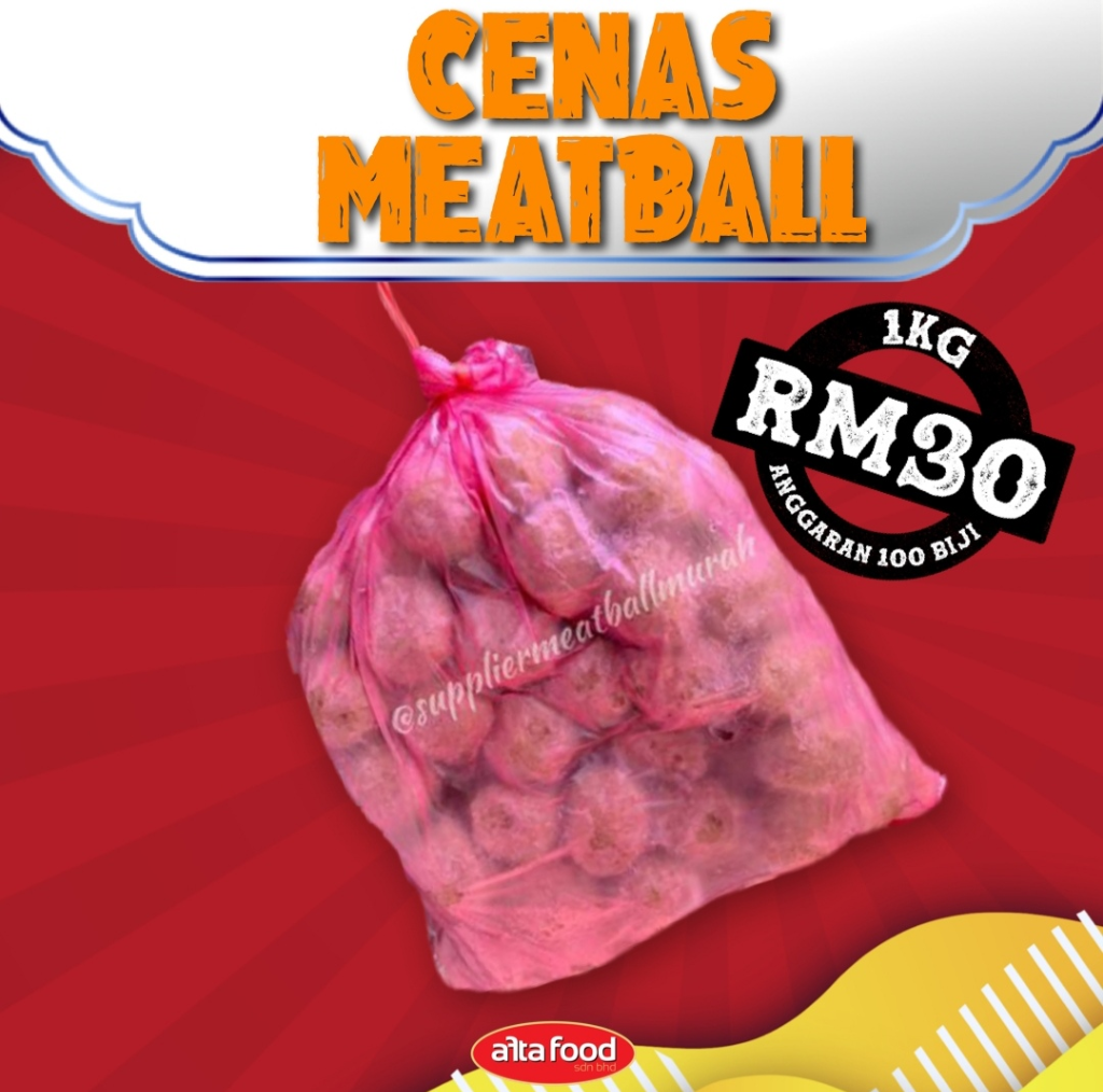 Cenas Meatball - 1kg | 100 pieces