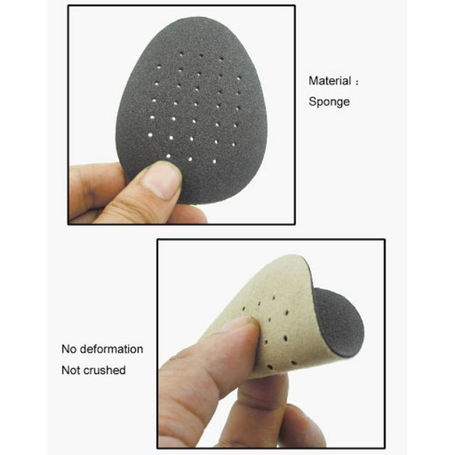 Foot protector shoes sweat absorbing polyurethane sponge shoe insole anti-slip grey black