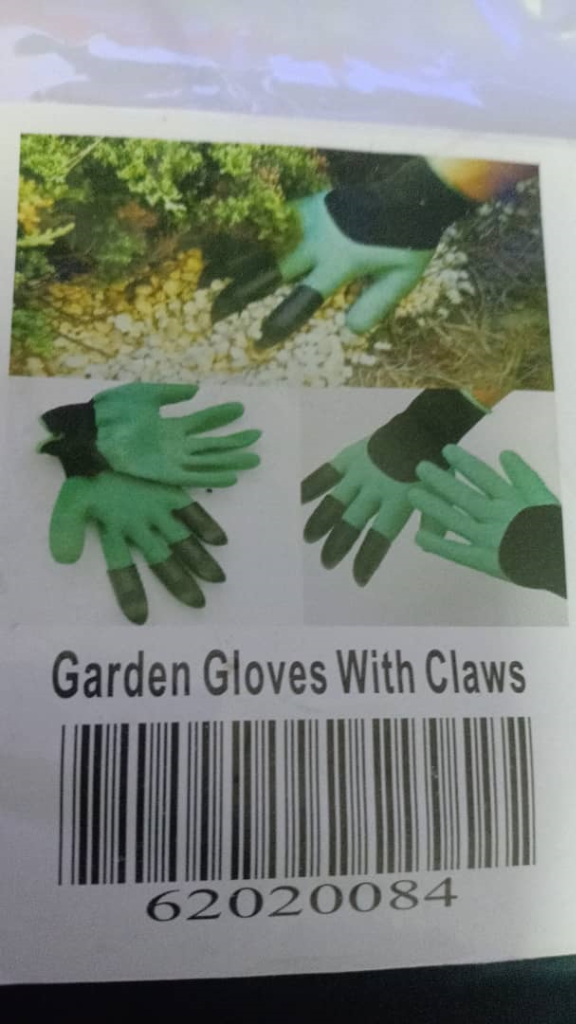 Garden Gloves With Claw (1 Pair )