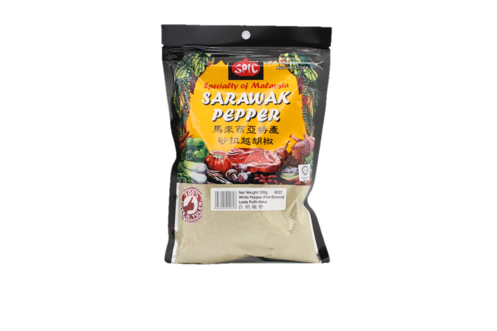 [Halal] SPIC Sarawak White Pepper Powder 300gm 100% Pure  Serbuk Lada Putih 300gm 100% Tulen