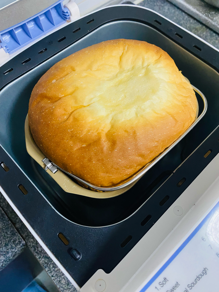 homemade soft milk loaf 