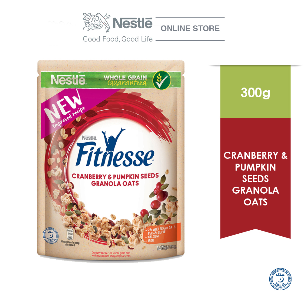 Nestle Fitnesse Granola Oats Cranberry & Pumpkin Seed 300g