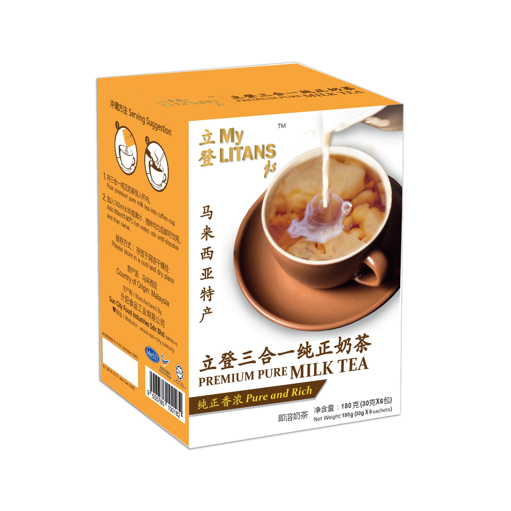 [Ex-work] MyLITANSjs 3 in 1 Premium Pure Milk Tea (30g x 6 sachets)