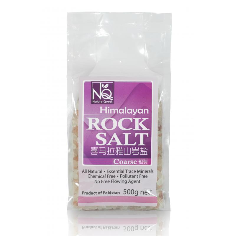 Nature Quest Natural Himalayan Coarse Rock Salt Garam 500g