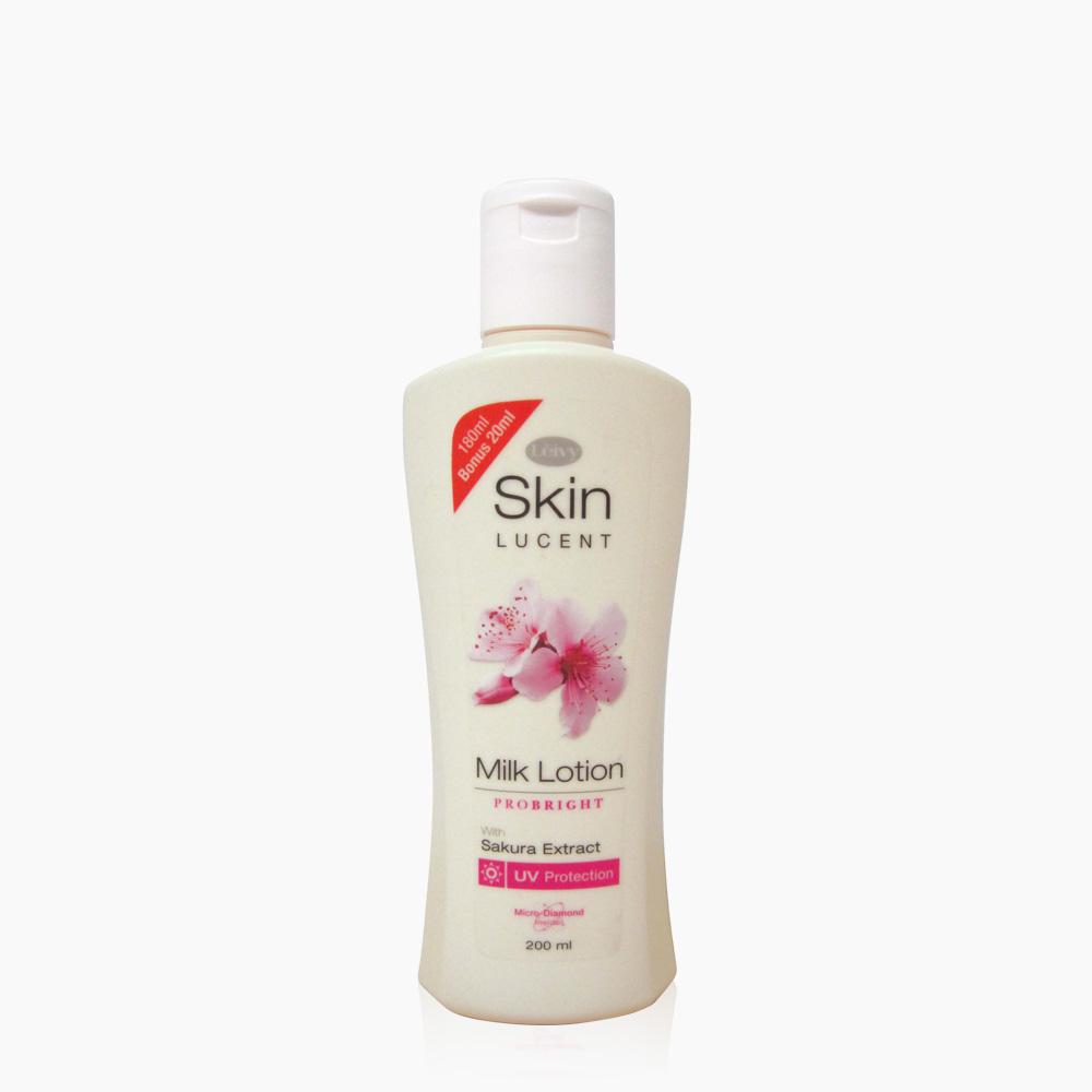 LEIVY Skin Lucent Milk Lotion – PROBRIGHT with Sakura Extract (200ml / 450ml)