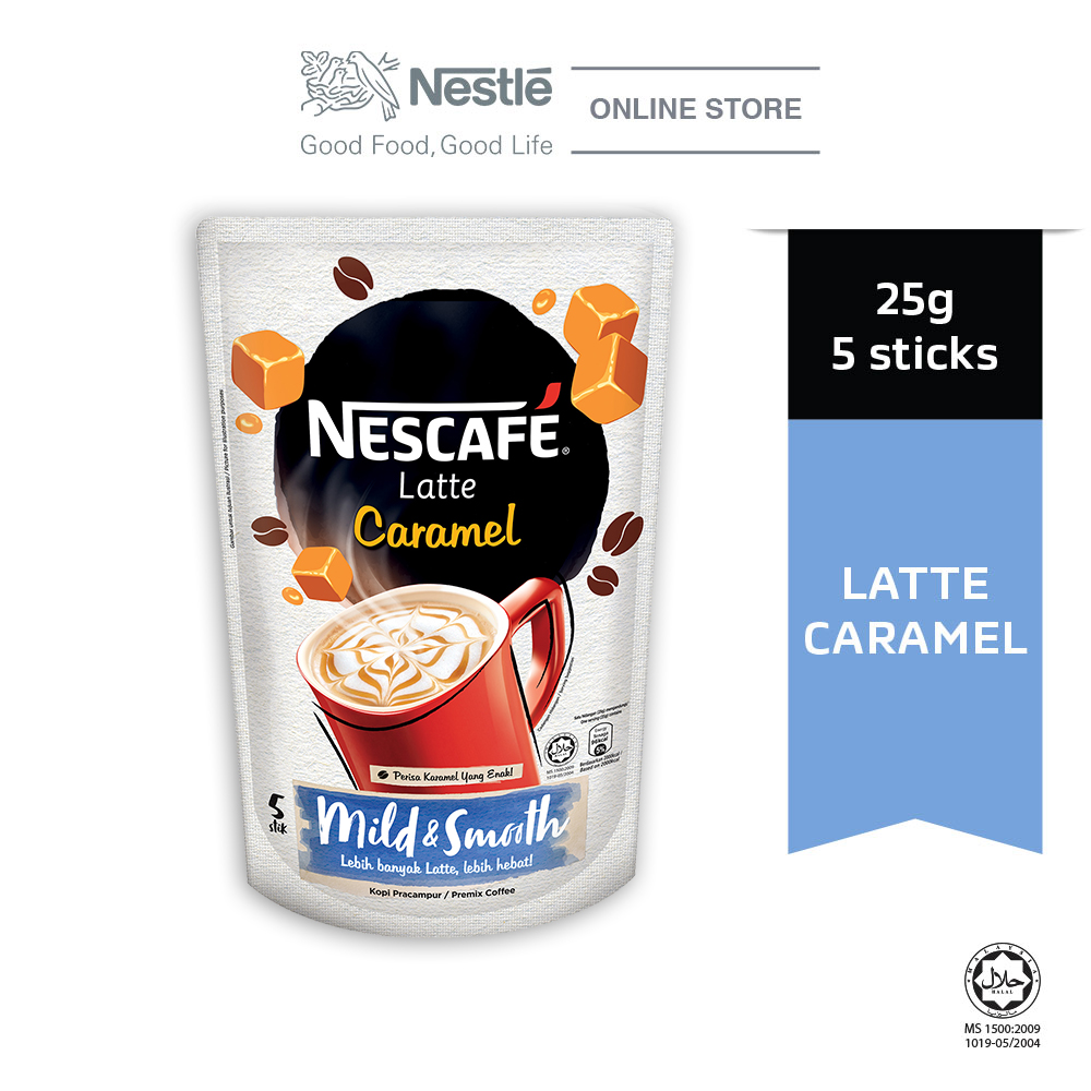 NESCAFE Latte Caramel 5 Sticks 25g