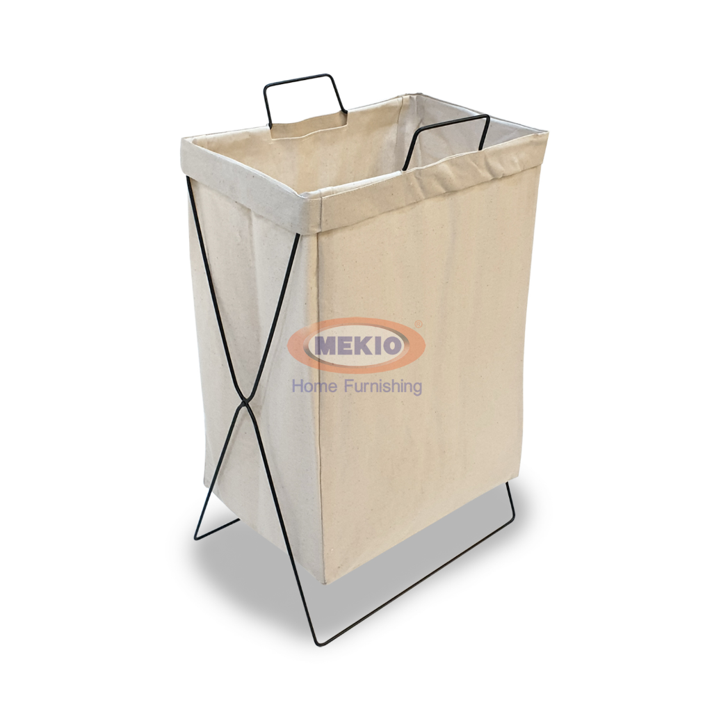 Laundry Basket / Storage Bag with Metal Stand